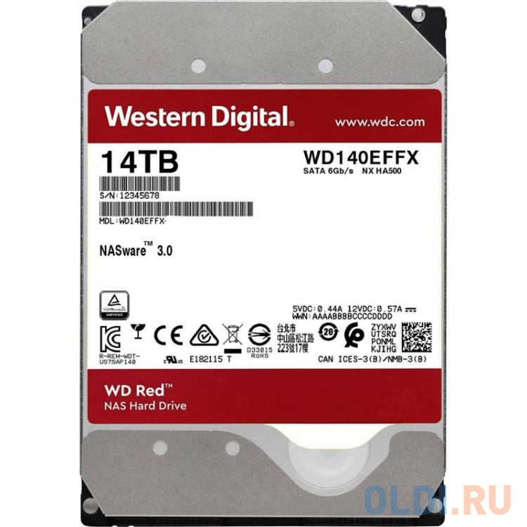 Жесткий диск Western Digital WD140EFFX 14 Tb - фото 1