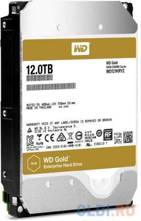 Жесткий диск Western Digital WD121KRYZ 12 Tb жесткий диск western digital purple surveillance wd22purz 2 tb