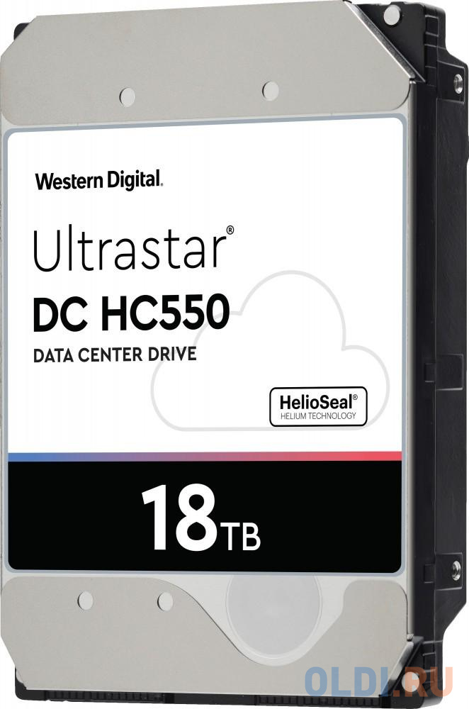 Жесткий диск Western Digital Ultrastar DC HC550 18 Tb 0F38459 WUH721818ALE6L4 жесткий диск wd original sas 3 0 18tb 0f38353 wuh721818al5204 ultrastar dc hc550 7200rpm 512mb 3 5