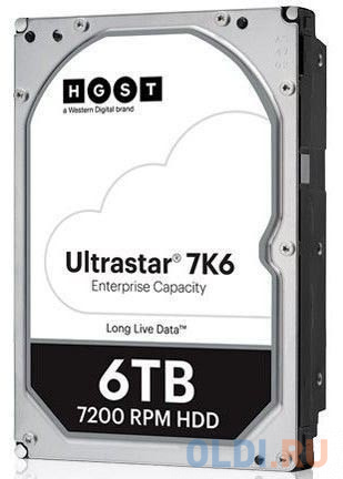 Жесткий диск HGST Ultrastar DC 7K6 6 Tb жесткий диск hgst ultrastar 1 tb