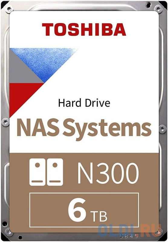 

Жесткий диск Toshiba NAS N300 6 Tb