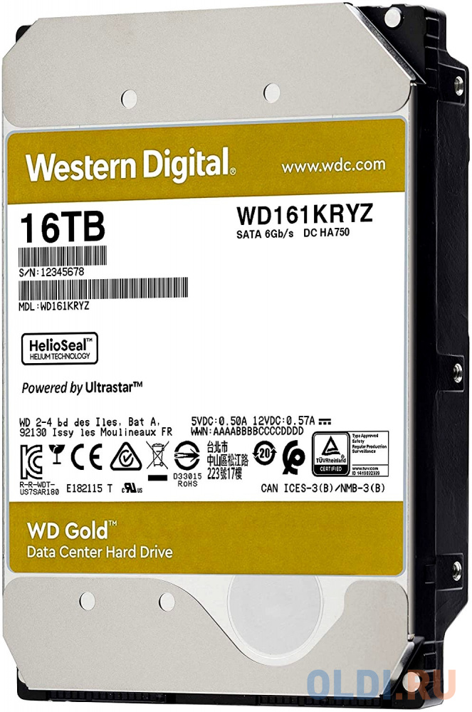 Жесткий диск Western Digital WD161KRYZ 16 Tb