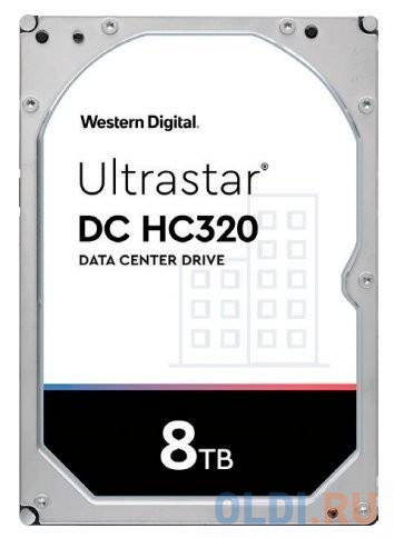 Жесткий диск Western Digital Ultrastar DC HC320 8 Tb жесткий диск western digital wd original sas 3 0 18tb 0f38353 wuh721818al5204 ultrastar 0f38353