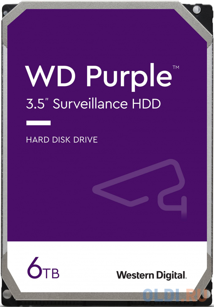  3.5  6TB WD Purple (WD62PURX) {Serial ATA III, 5400- rpm, 128Mb}