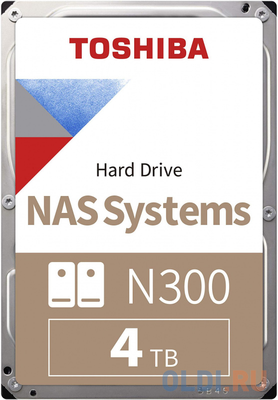 

HDD Toshiba N300 NAS SATA3 4Tb 3.5" 7200 256Mb