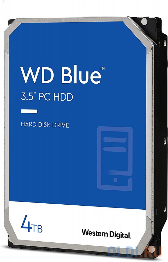 Жесткий диск WD SATA-III 4TB WD40EZAX Desktop Blue (5400rpm) 256Mb 3.5" - фото 2