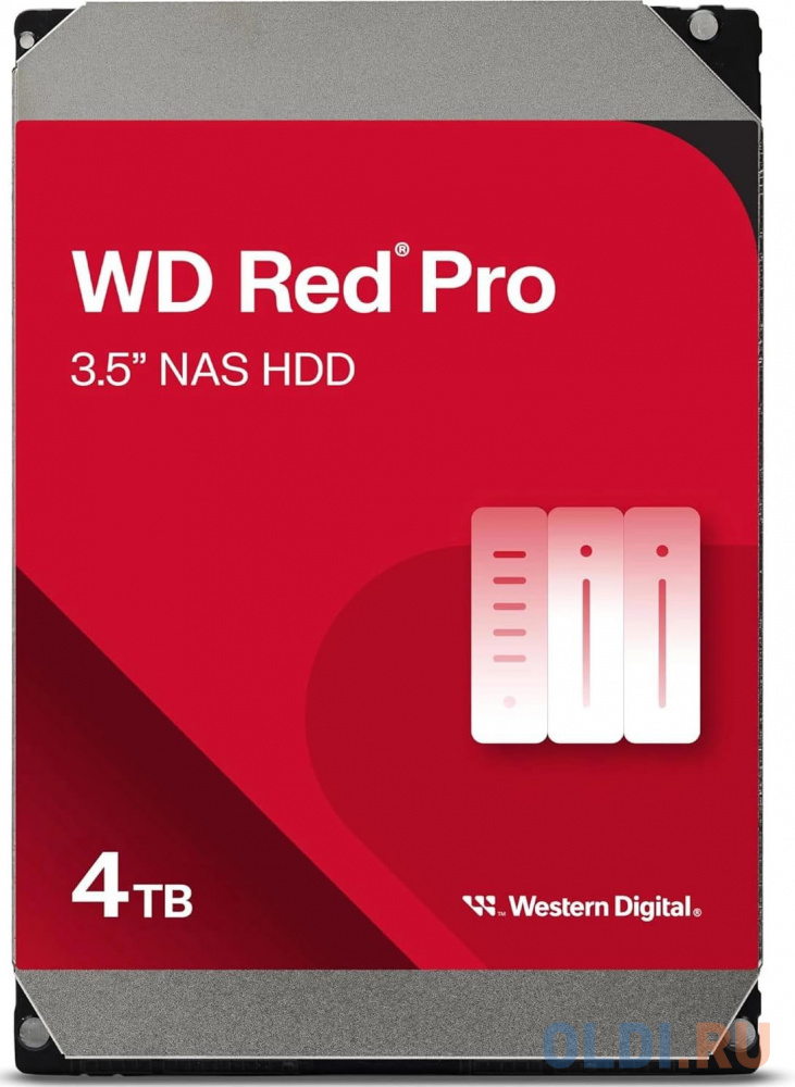 Жесткий диск WD SATA-III 4TB WD4005FFBX NAS Red Pro (7200rpm) 256Mb 3.5