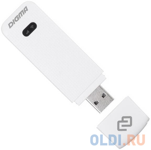 Модем 3G/4G Digma Dongle USB Wi-Fi Firewall +Router внешний черный от OLDI