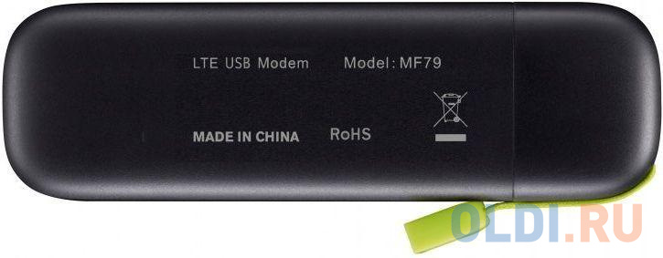 Модем 2G/3G/4G ZTE MF79 USB Wi-Fi + Router внешний черный от OLDI