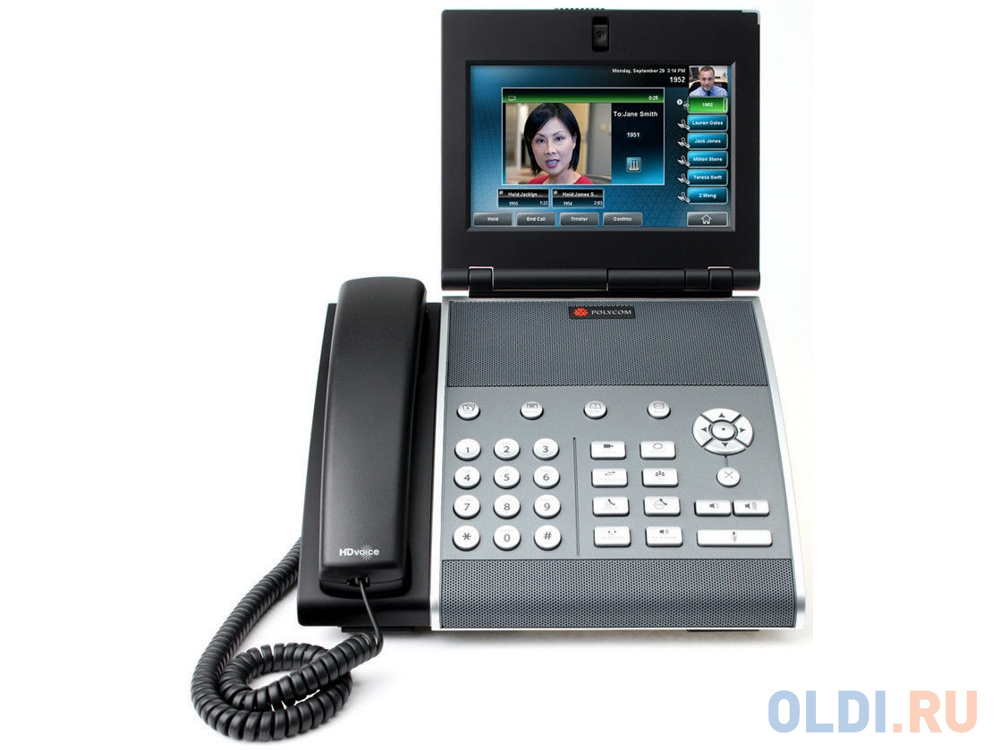 

Телефон IP Polycom VVX 1500 D SIP для конференций черный 2200-18064-114