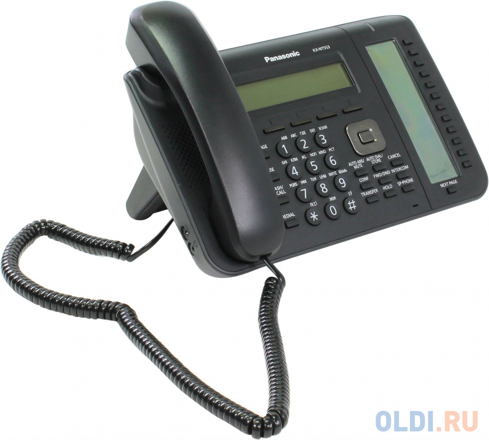 

Телефон IP Panasonic KX-NT553RUB черный