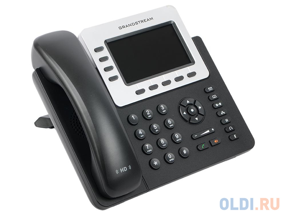 Телефон IP Grandstream GXP-2140 4 линии 4 SIP-аккаунта 2x10/100/1000Mbps цветной LCD USB PoE (Аналог телефона IP Yealink SIP-T42S 12 SIP-аккаунтов 2x1 ip телефон grandstream grp 2612p