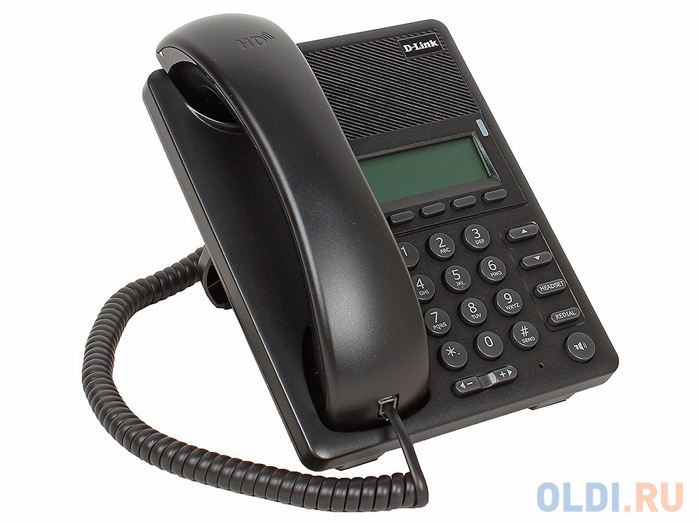 IP - телефон D-Link  DPH-120SE/F1A IP-телефон с 1 WAN-портом 10/100Base-TX с поддержкой PoE и 1 LAN-портом 10/100Base-TX