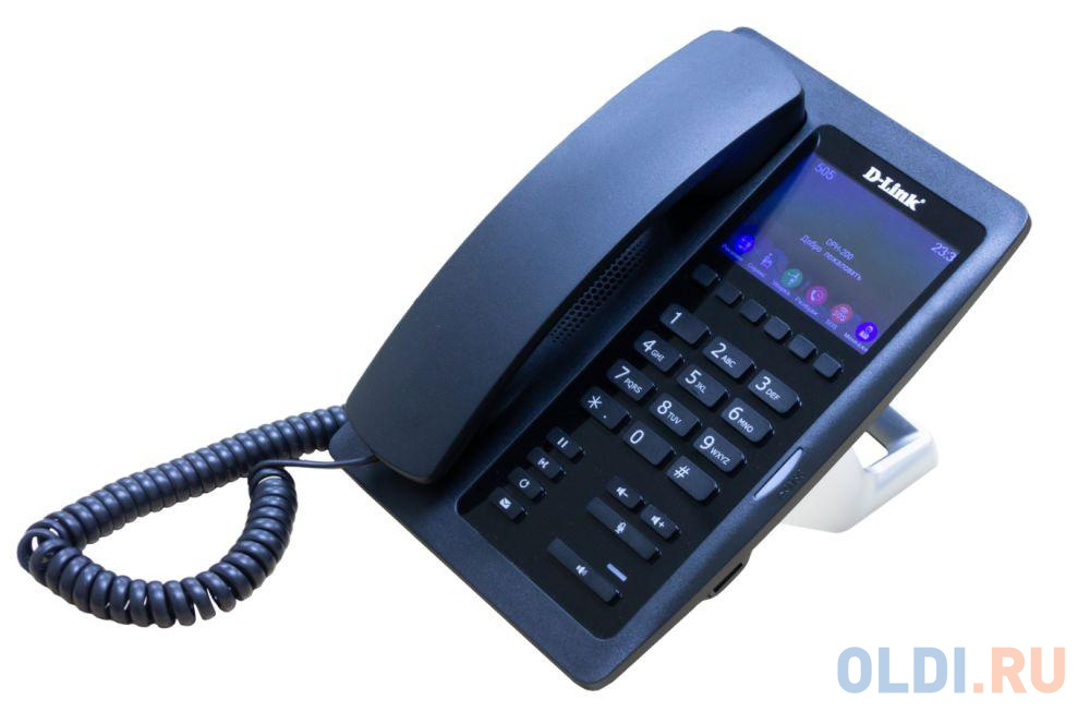 IP - телефон D-Link  DPH-200SE/F1A IP-телефон с цветным дисплеем, 1 WAN-портом 10/100Base-TX, 1 LAN-портом 10/100Base-TX и поддержкой PoE для гостиниц dmc f02sc b1a медиаконвертер с 1 портом 10 100base tx и 1 портом 100base fx с разъемом sc для многомодового оптического кабеля до 2 км rtl 20 45