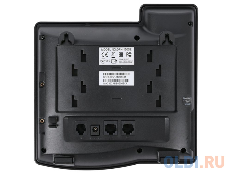 IP - телефон D-Link DPH-150SE/F5B IP-телефон с цветным дисплеем, 1 WAN-портом 10/100Base-TX, 1 LAN-портом 10/100Base-TX и поддержкой PoE фото
