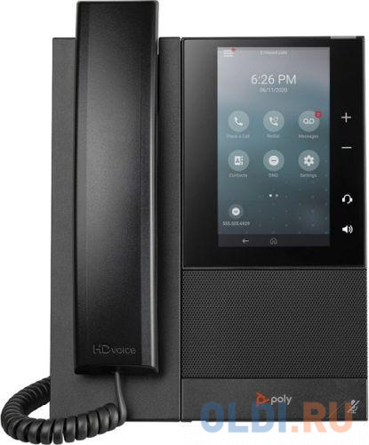 CCX 500 Business Media Phone. Microsoft Teams/SFB. PoE. Ships without power supply. Russia