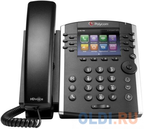 

VVX 401 12-line Desktop Phone with HD Voice. POE. Ships without power supply and factory disabled media encryption.