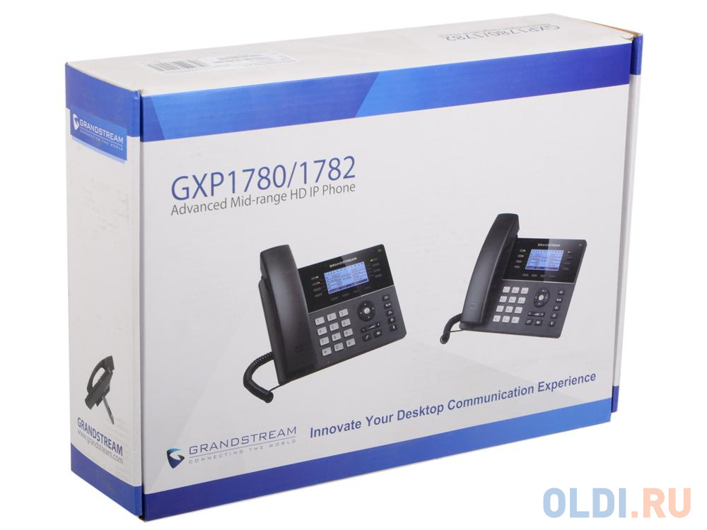 Телефон IP Grandstream GXP-1782 8 линий 4 SIP-аккаунта 2x10/100/1000Mbps LCD PoE BLF USB (Аналог телефона VoIP Yealink SIP-T42G, 3 линии, BLF, PoE, Gi GXP1782 - фото 6