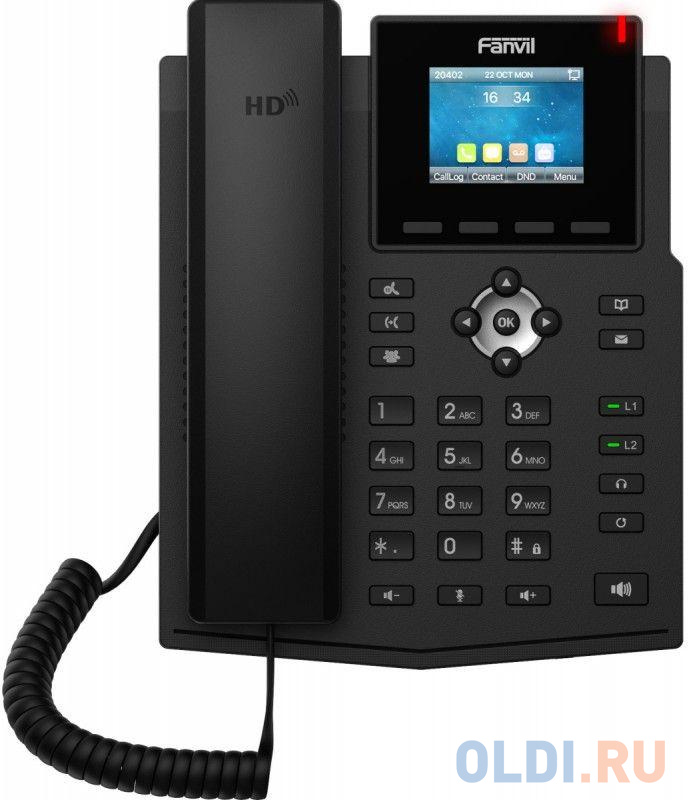 Телефон IP Fanvil X3SG Pro черный - фото 2