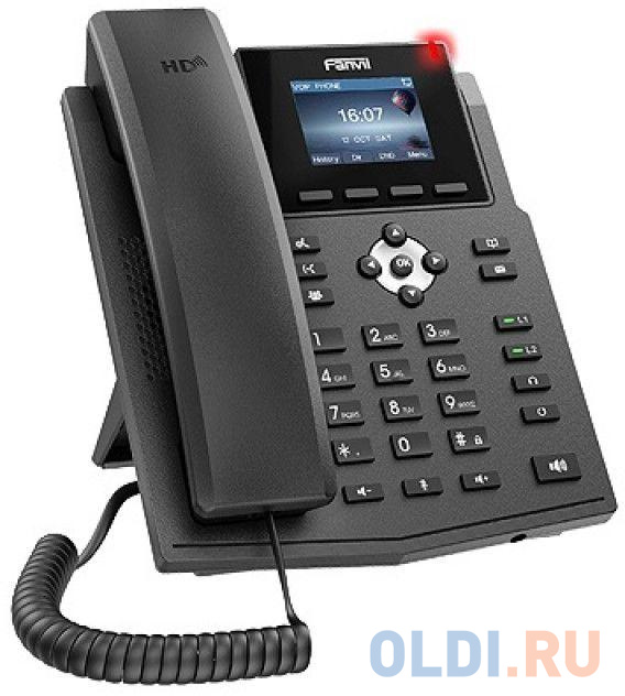 Телефон IP Fanvil X3SG Pro черный - фото 3