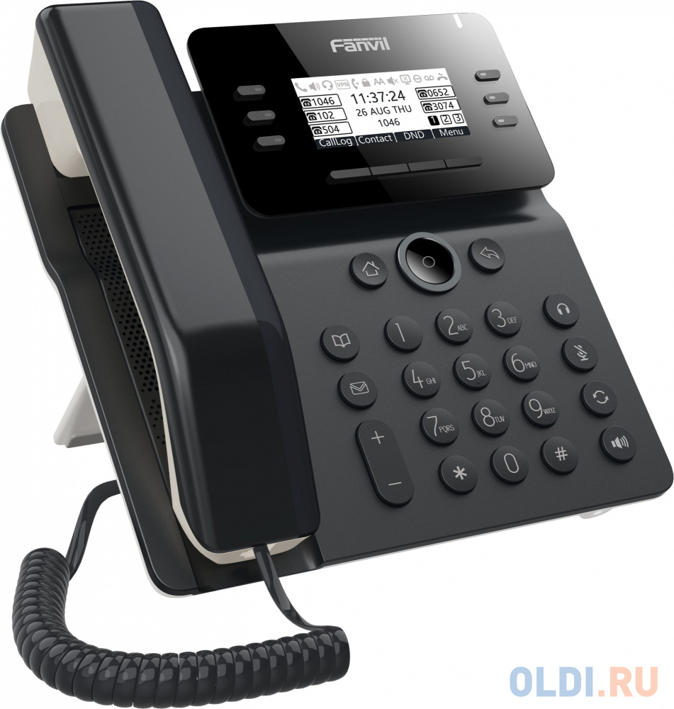 Телефон IP Fanvil V62 черный фото