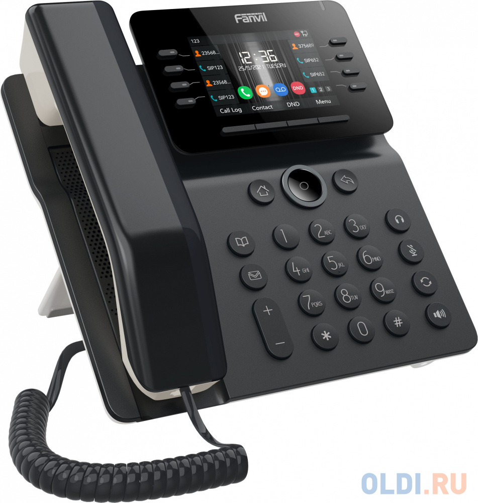 Телефон IP Fanvil V64 черный фото