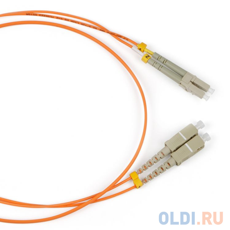 Патч-корд волоконно-оптический (шнур) Hyperline FC-50-LC-SC-PC-2M MM 50/125, LC-SC, duplex, LSZH, 2 м фото