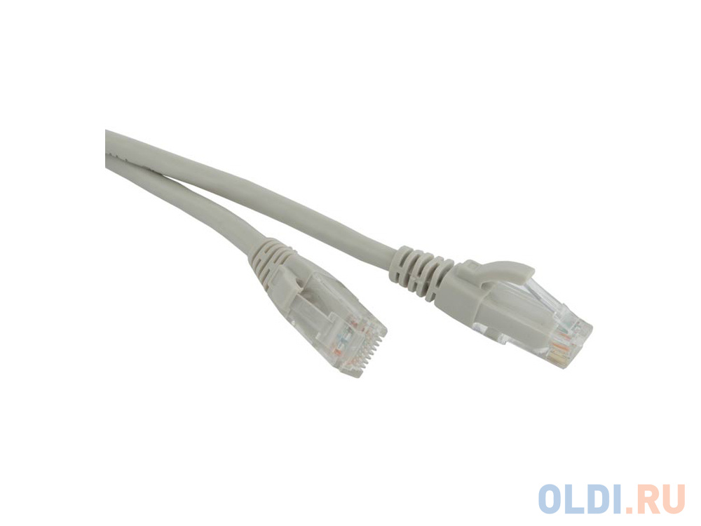 

Патч-корд UTP 6 категории 5м Hyperline PC-LPM-UTP-RJ45-RJ45-C6-5M-LSZH-GY серый