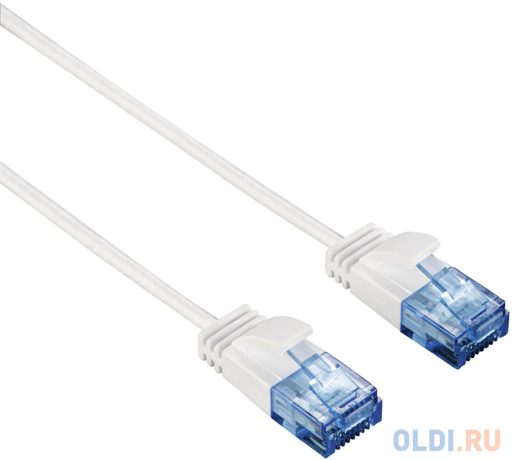 

Патч-корд Hama Slim-Flexible UTP cat6 solid 0.75м белый RJ-45 (m)-RJ-45 (m)