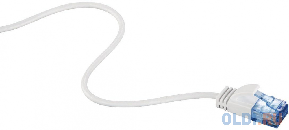 Патч-корд Hama Slim-Flexible UTP cat6 solid 1.5м белый RJ-45 (m)-RJ-45 (m) 00135778 - фото 3