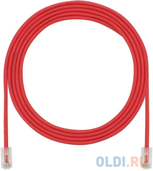 

Патч-корд Panduit UTP28CH5MRD вилка RJ-45-вилка RJ-45 кат.5е 5м красный LSZH