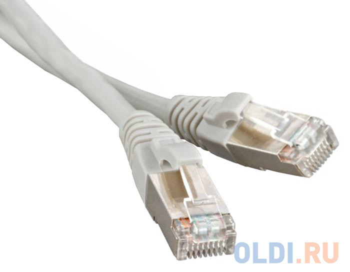 Hyperline PC-LPM-STP-RJ45-RJ45-C6-1.5M-LSZH-GY Патч-корд F/UTP, экранированный, Cat.6, LSZH, 1.5 м, серый - фото 1