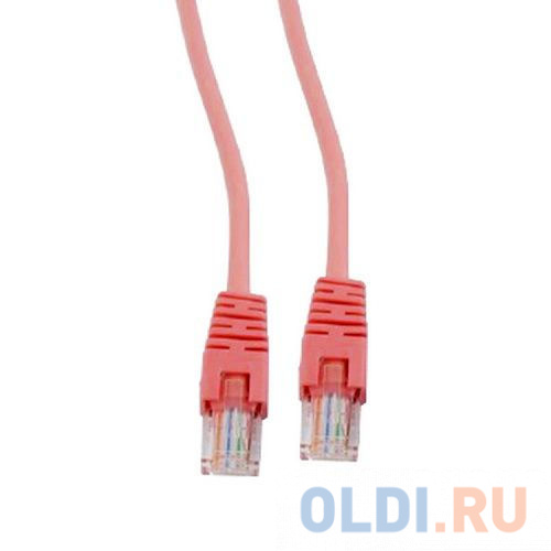 Патч-корд UTP Cablexpert PP12-2M/R кат.5e, 2м, литой, многожильный (красный)