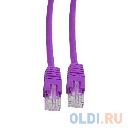 Патч-корд UTP Cablexpert PP12-5M/V кат.5e, 5м, литой, многожильный (фиолетовый)