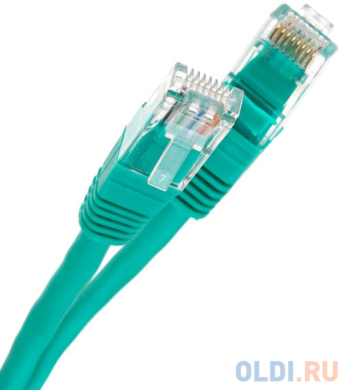 Патчкорд литой "Telecom" UTP кат.5е 1,5м зеленый фото