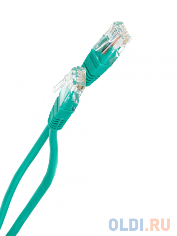 Патчкорд литой "Telecom" UTP кат.5е 5,0м зеленый фото