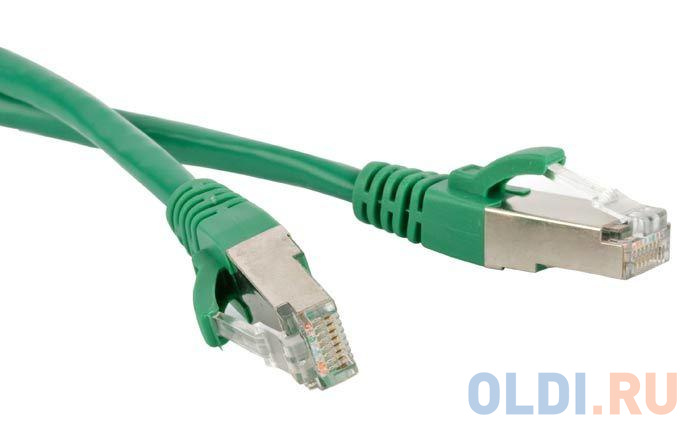 Патч-корд FTP 5Е категории 1.5м зеленый CU PVC Lanmaster LAN-PC45/S5E-1.5-GN LAN-PC45/S5E-1.5-GN - фото 1