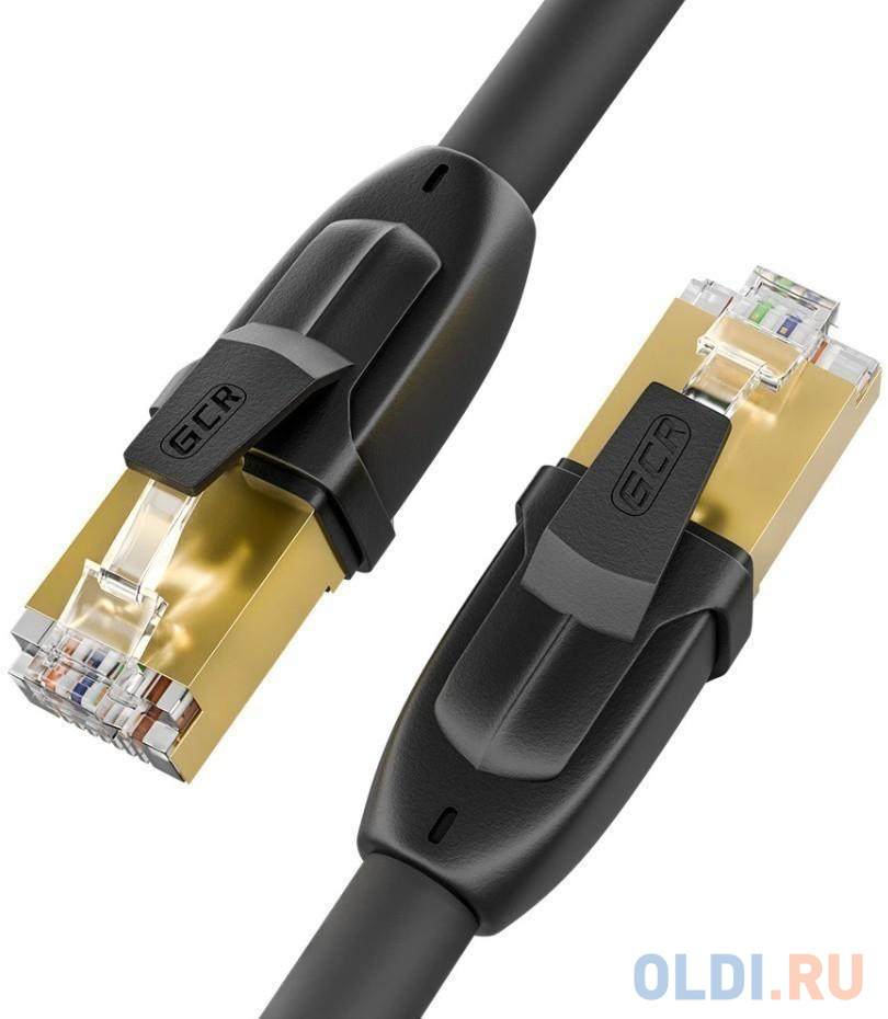 

GCR Патч-корд PROF кат.7 ethernet 20.0m F/FTP, RJ45, CU, 28 AWG, литой, прямой , черный, экранированные коннекторы, GCR-52567