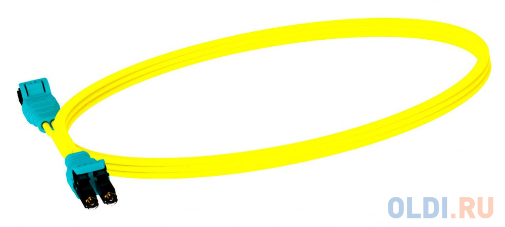 Патч-корд Panduit F92ELQ1Q1SNM003 2x9/125 OS1/OS2 LC push-pull-LC push-pull 3м LSZH желтый фото