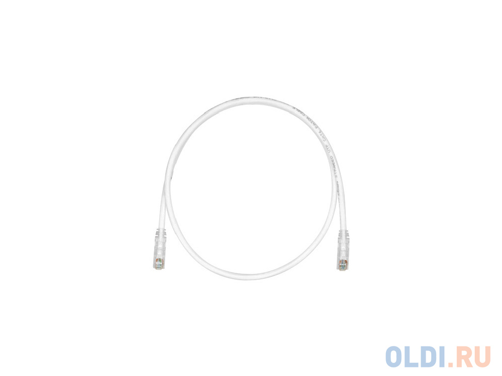 

Патч-корд Panduit UTPSPL1MY кат.6 белый 1м
