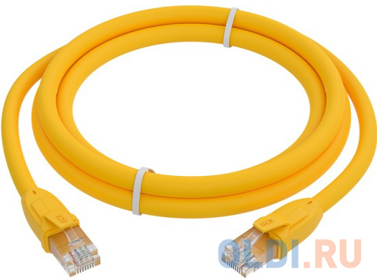 GCR Патч-корд прямой 3.0m UTP кат.6, желтый, 24 AWG, литой, ethernet high speed, RJ45, T568B, GCR-52373 GCR Патч-корд прямой 3.0m UTP кат.6, желтый, 24 AWG, литой, ethernet high speed, RJ45, T568B, GCR-52373 фото