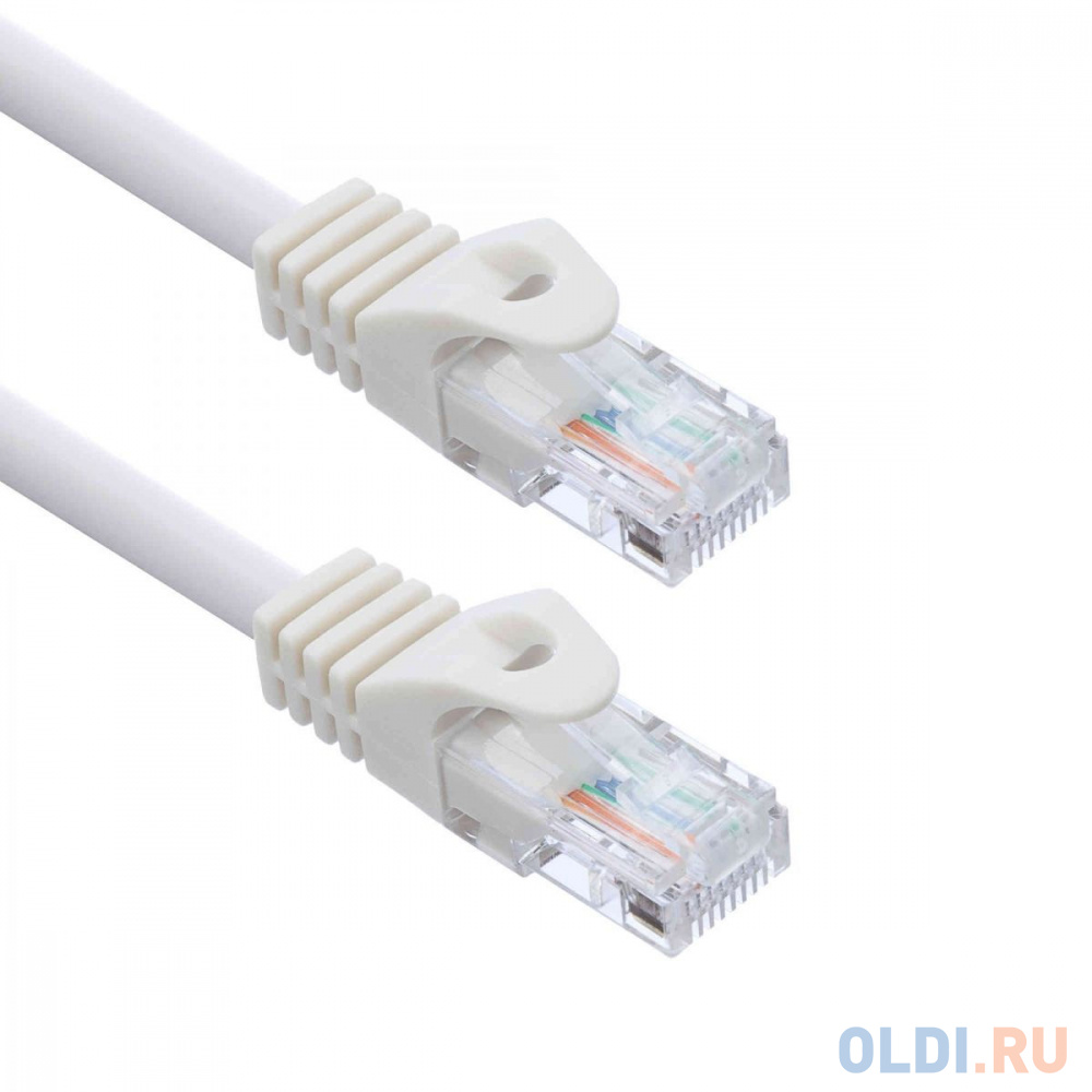 Патч-корд ACD-LPU5C-5DW [ACD-LPU5C-5DW] Cat5e UTP 24AWG 4Pair, 7/0.18мм CU Белый, 0.5м (741722) Вид№2