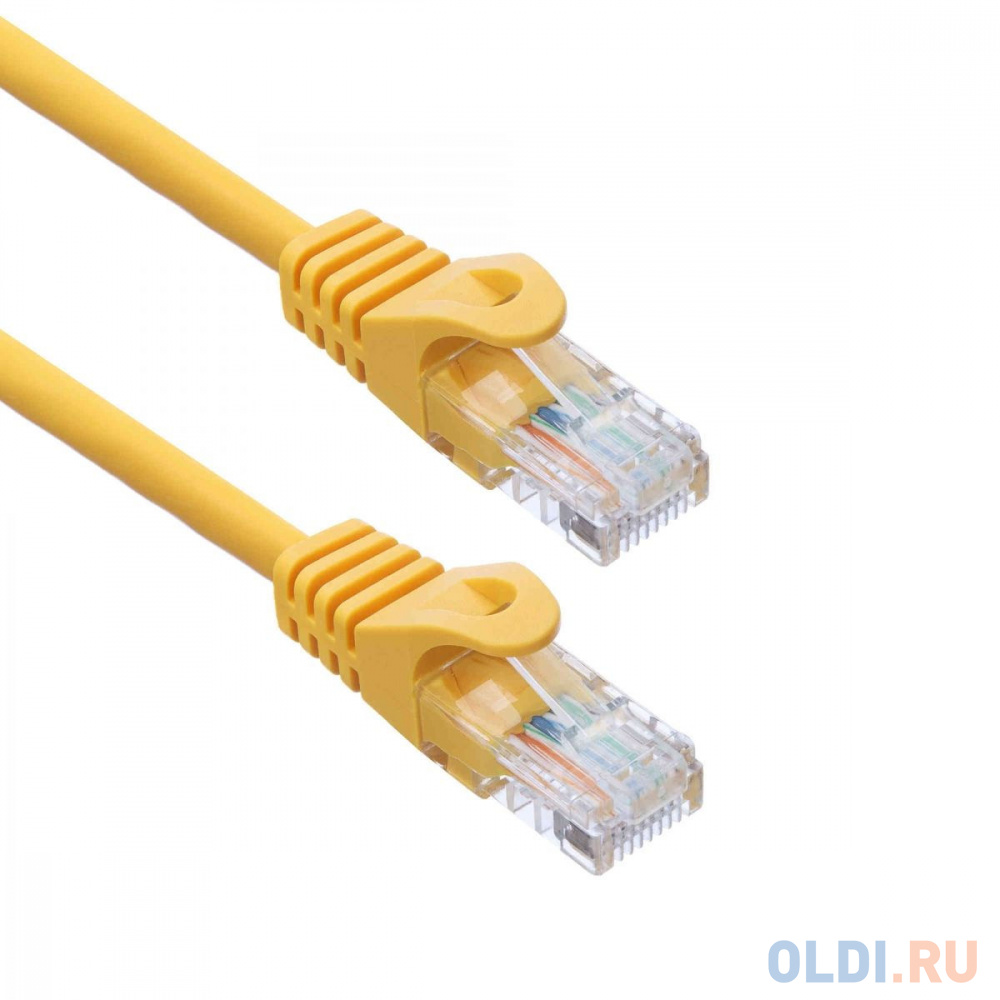 Патч-корд ACD-LPU5E-10Y [ACD-LPU5E-10Y] Cat5e UTP 24AWG 4Pair, 7/0.18мм CCA Желтый,1.0м, (741425) Вид№2