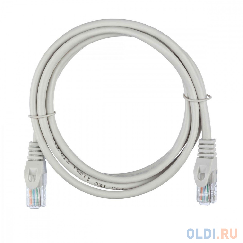 Патч-корд ACD-LPU5E-15A [ACD-LPU5E-15A] Cat5e UTP 24AWG 4Pair, 7/0.18мм CCA Серый,1.5м, (741456)