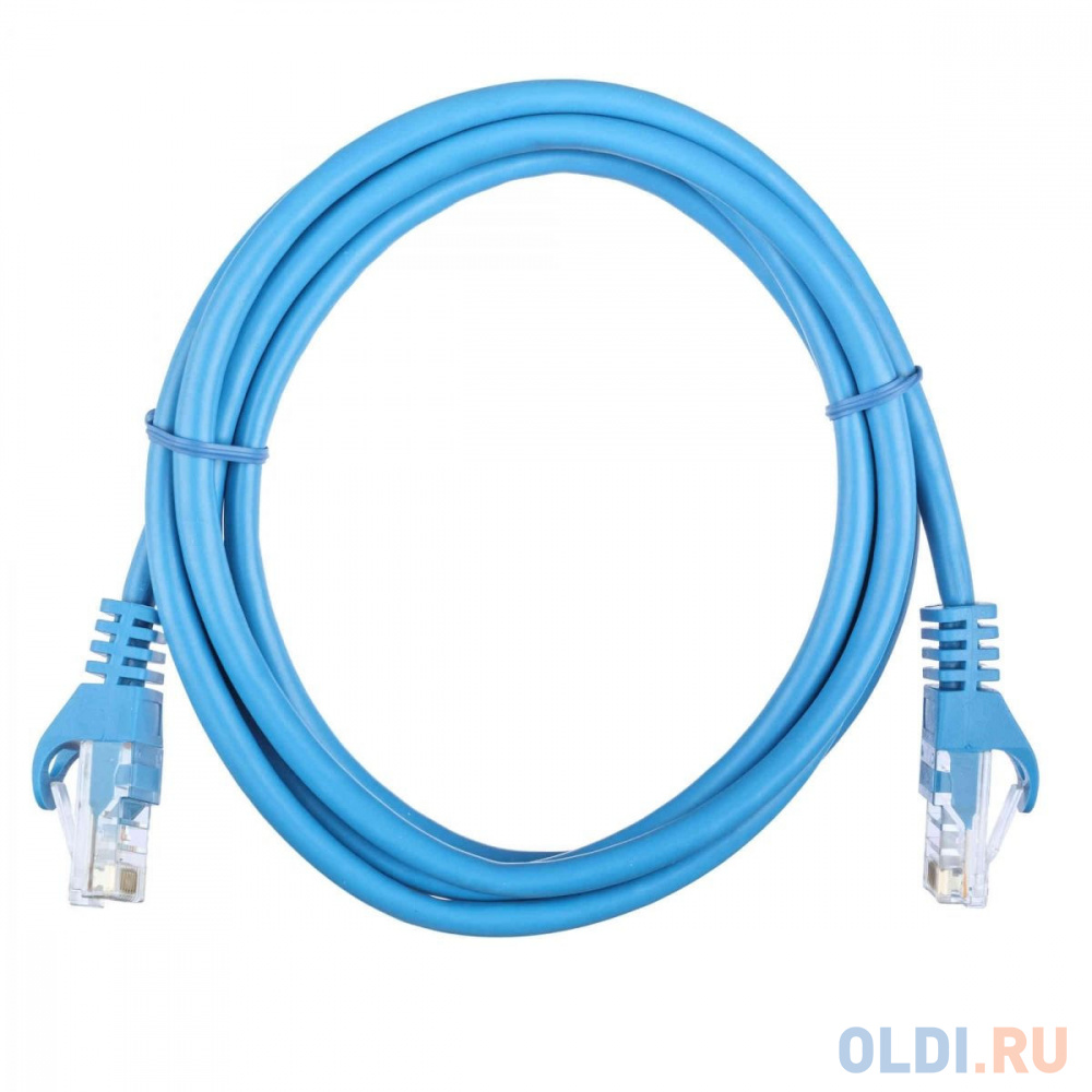 Патч-корд ACD-LPU5E-15L [ACD-LPU5E-15L] Cat5e UTP 24AWG 4Pair, 7/0.18мм CCA Синий,1.5м, (741494)