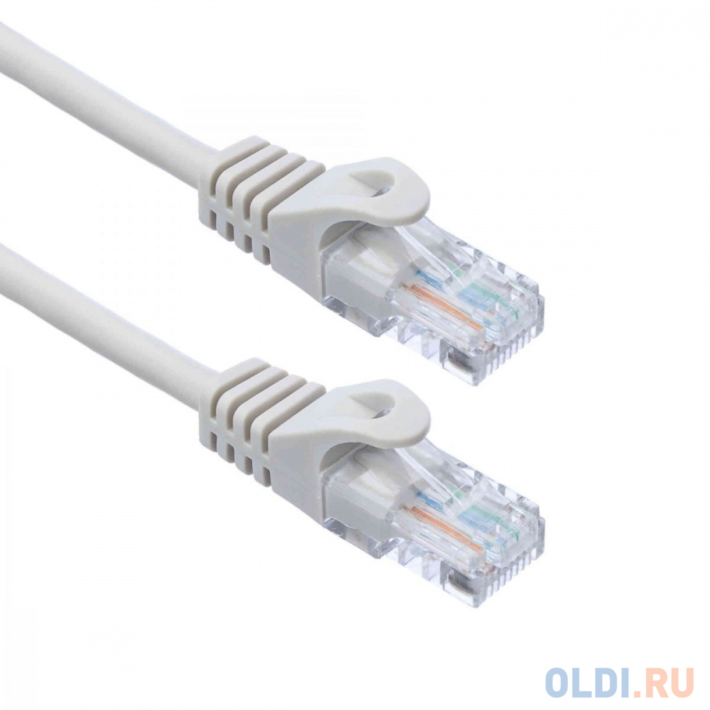 Патч-корд ACD-LPU5E-10M [ACD-LPU5E-10M] Cat5e UTP 24AWG 4Pair, 7/0.18мм CCA Серый, 10м, (741661) Вид№2