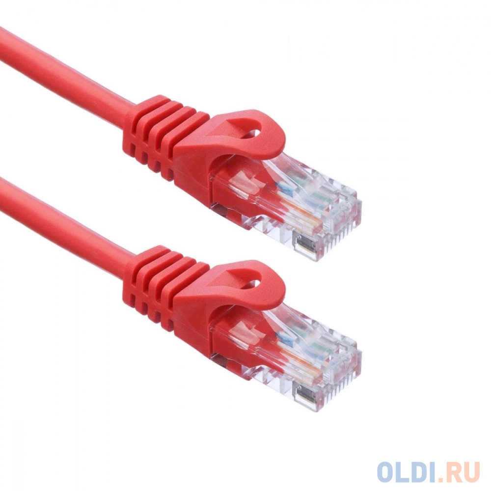 Патч-корд ACD-LPU5E-15R [ACD-LPU5E-15R] Cat5e UTP 24AWG 4Pair, 7/0.18мм CCA Красный,1.5м, (741487) Вид№2