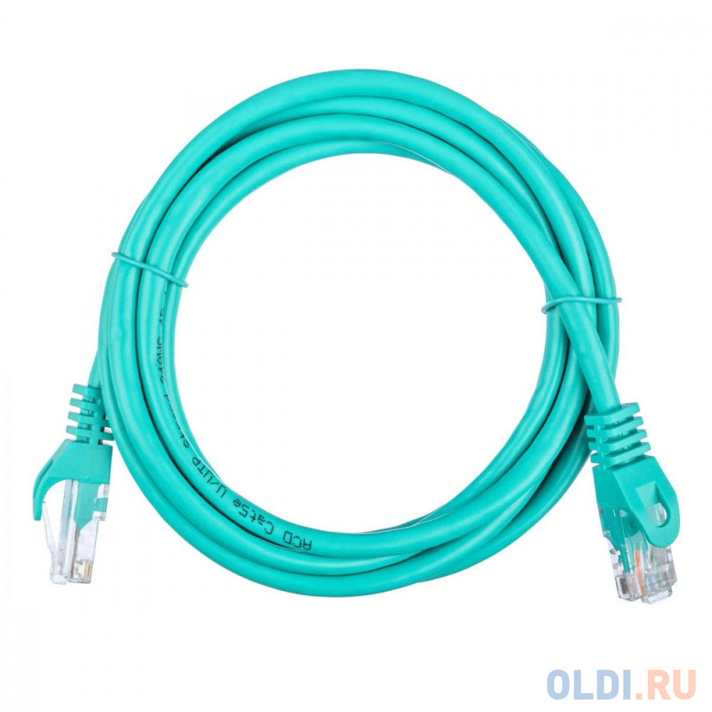 Патч-корд ACD-LPU5E-20G [ACD-LPU5E-20G] Cat5e UTP 24AWG 4Pair, 7/0.18мм CCA Зеленый, 2.0м, (741517)