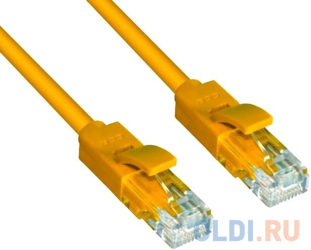 

Greenconnect Патч-корд прямой 3.0m UTP кат.6, желтый, 24 AWG, литой, GCR-LNC602-3.0m, ethernet high speed, RJ45, T568B