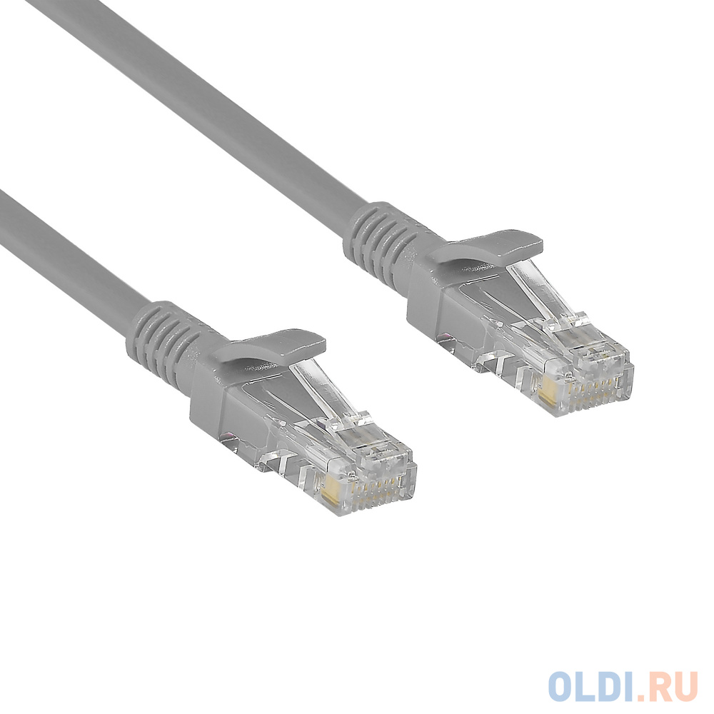 

Exegate EX282006RUS Патч-корд Exegate UTP-RJ45-RJ45-C6-CU-3M-GY, UTP, cat.6, 3м, медь, серый